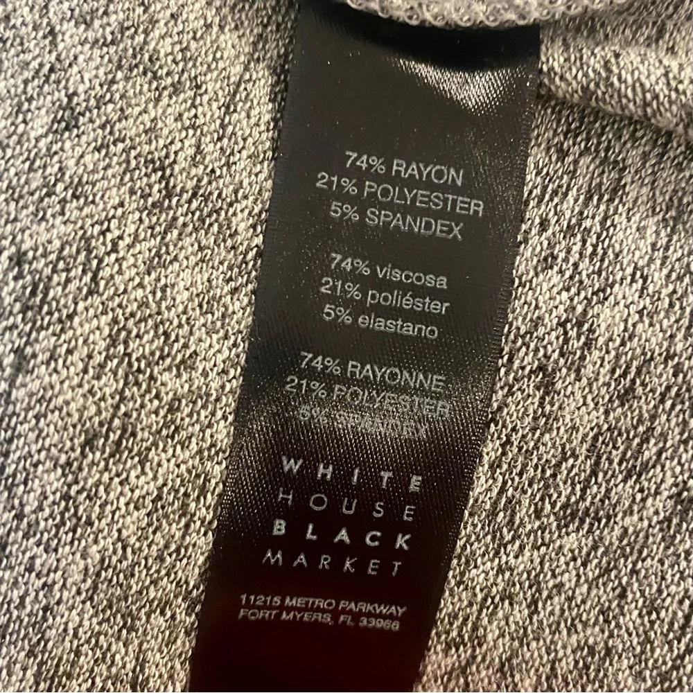 New WHBM gray poncho sweater, oversized & super soft - Picture 8 of 9